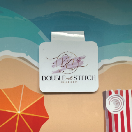 Telleath Print - Newquay. Custom magnetic book mark for Double and Stitch