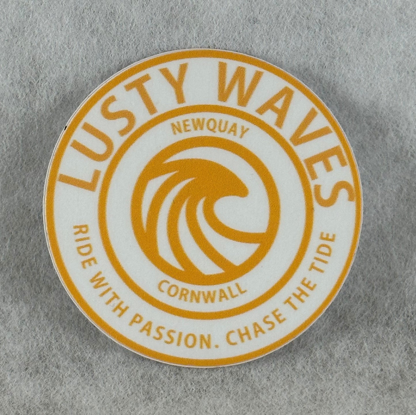 Lusty aves logo sticker