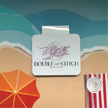 Telleath Print - Newquay. Custom magnetic book mark for Double and Stitch