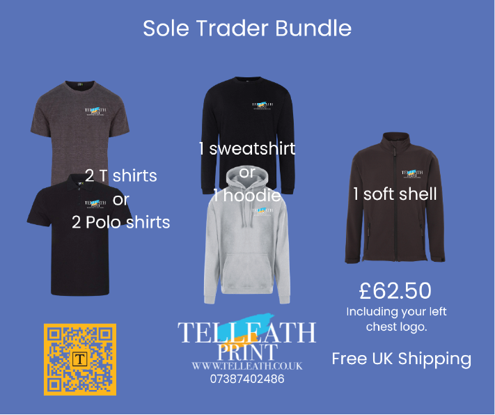 Telleath Print | Sole Trader Workwear Bundle ( Only avalible during August 25 )